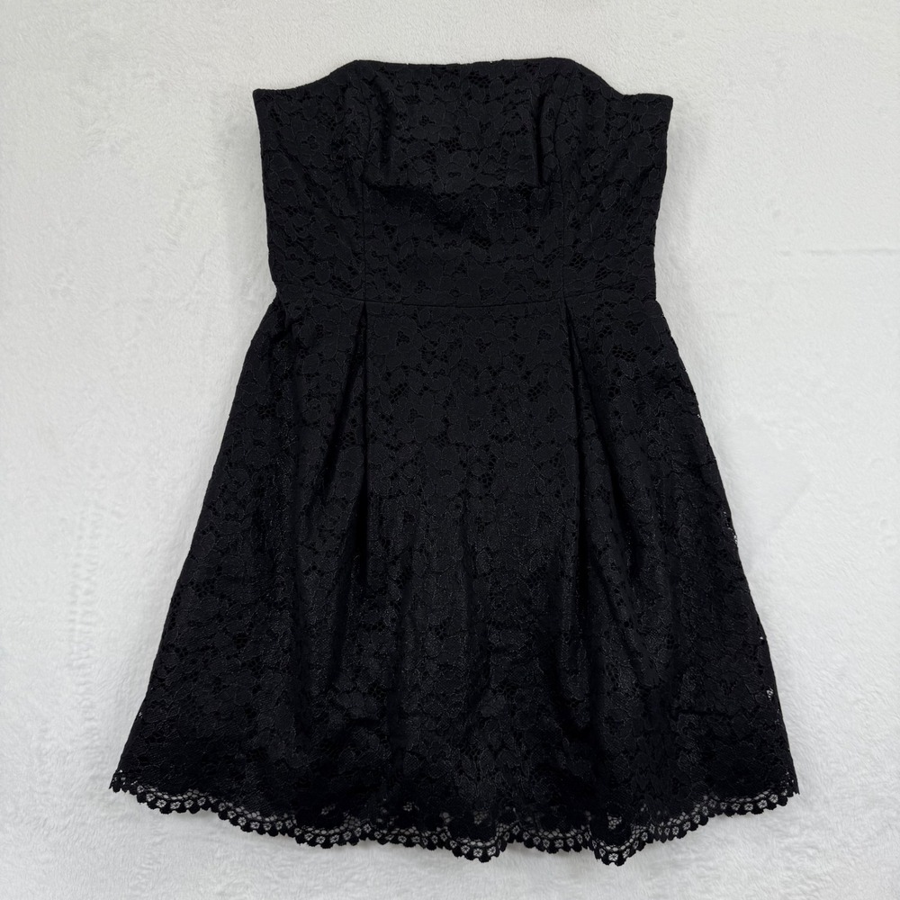 Lilly Pulitzer Marielle Black Race‎ for this Lace Strapless Fit & Flare Dress 10